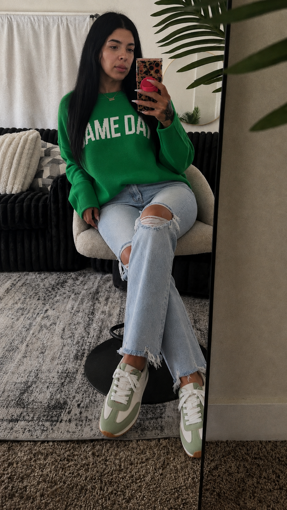 Sage fall sneakers