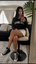 Black Game Day sweater