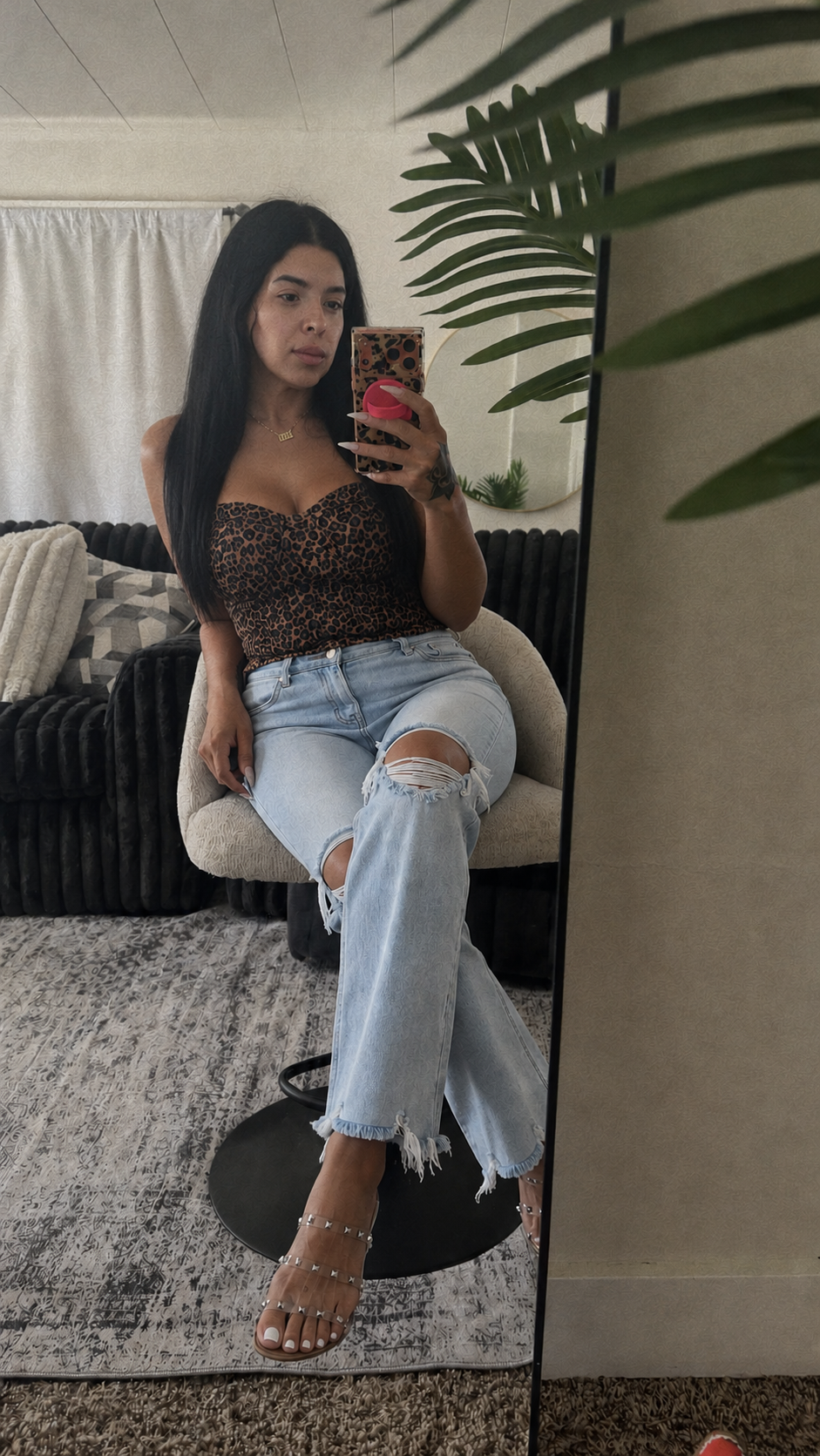 After Dark Leopard Top